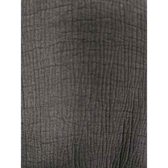 Eileen Fisher Woman's Boxy Silk Blend Black Blazer Zip Jacket No Collar Size M - Picture 6 of 13